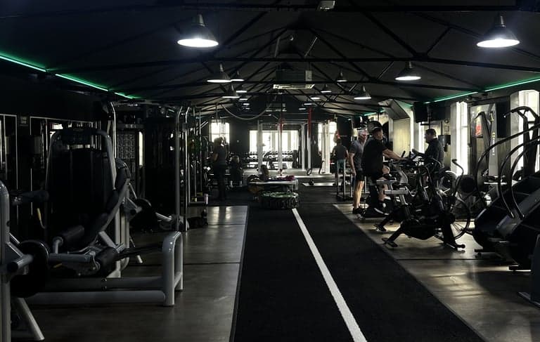 Inside David Corfield Gymnasium